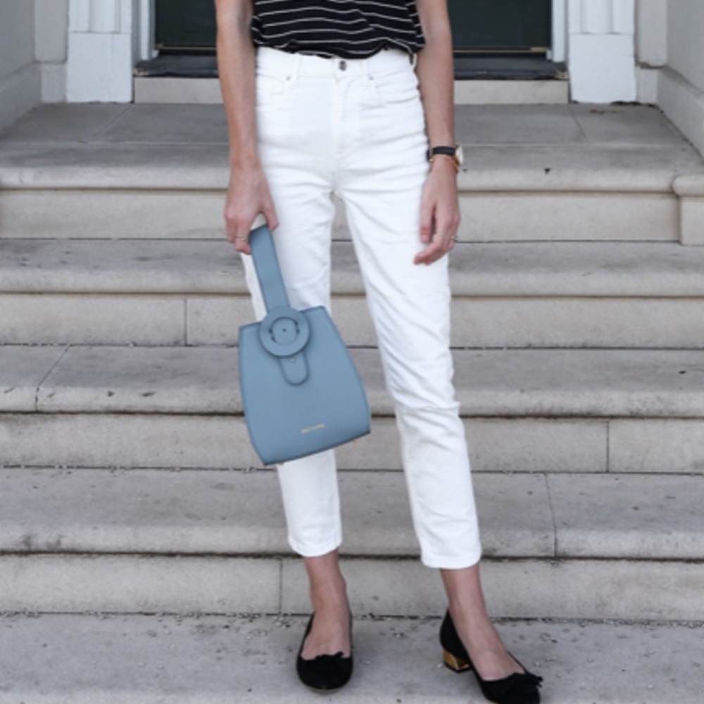 Everlane Original Cheeky Straight in white